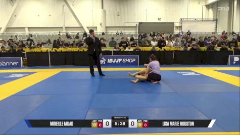Lisa Marie Houston vs Mireille Milad 2025 World IBJJF Jiu-Jitsu No-Gi Championship