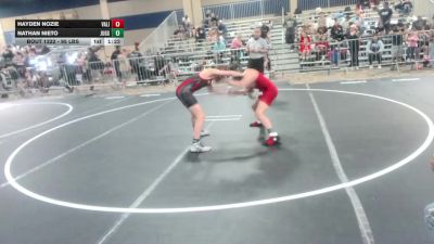 95 lbs Round Of 32 - Hayden Nozie, Valiant College Prep vs Nathan Nieto, Juggernaut WC