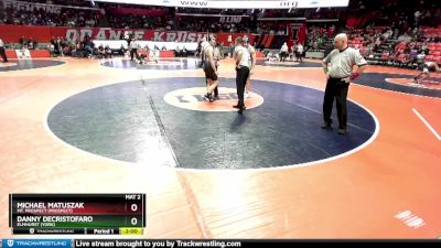 3A 175 lbs Cons. Round 1 - Michael Matuszak, Mt. Prospect (Prospect) vs Danny Decristofaro, Elmhurst (York)