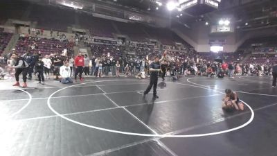 56.5-60.2 lbs 1st Place Match - Braelynn Mancilla, Ravage Wrestling Club vs Samantha Ham, Nebraska Wrestling Academy