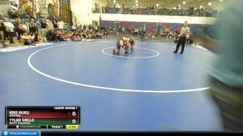 182 lbs Quarterfinal - Kris Nuku, Hanford vs Tyler Wells, Rocky Mountain