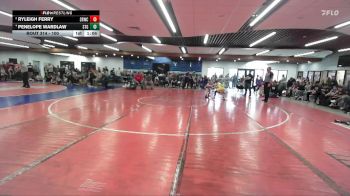 100 lbs Round 2 - Ryleigh Ferry, Snake River Wrestling Club vs Penelope Wardlaw, Small Town Grims