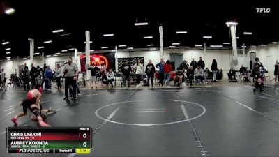 72 lbs Placement (4 Team) - Aubrey Kokinda, Junior Terps Xpress vs Chris Liguori, Red Devil WC