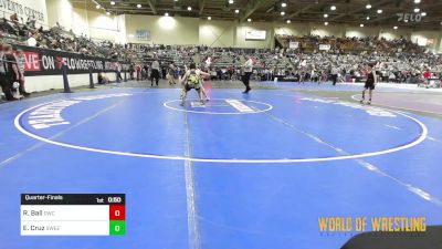 145 lbs Quarterfinal - Ryan Ball, Durham Wrestling Club vs Elijah Cruz, Sweet Home