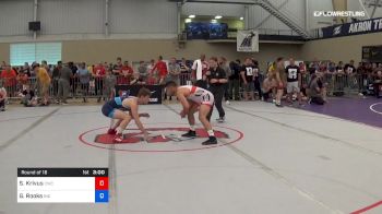 70 kg Round Of 16 - Samuel Krivus, Cavalier Wrestling Club vs Graham Rooks, Indiana