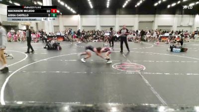 71 lbs Round 2 (10 Team) - Aissa Castillo, Takedown Elite vs Mackenzie Mcleod, GA United