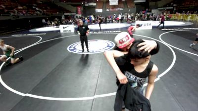 105 lbs Cons. Quarters - Giovanni De Leon vs Michael Mertz, Poway Wrestling
