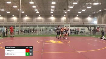 140 lbs Quarterfinal - Zachary Lang, Indy All Stars vs Robert McCrork, Ohio Titan Red