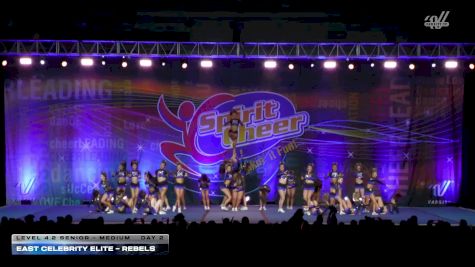 East Celebrity Elite - Rebels [2026 L4.2 Senior - Medium Day 2] 2026 Spirit Cheer Grand Nationals