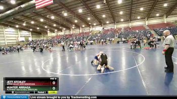 118 lbs Semifinal - Jett Atchley, Upper Valley Aces Wresstling vs Hunter Arriaga, Flathead High School Wrestling