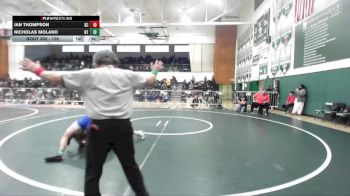138 lbs Cons. Round 2 - Nicholas Molano, North Torrance vs Ian Thompson, San Clemente