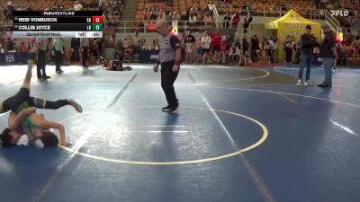 83 lbs Quarterfinal - Reid VonBusch, St Gertrude vs Collin Joyce, Little Rangers