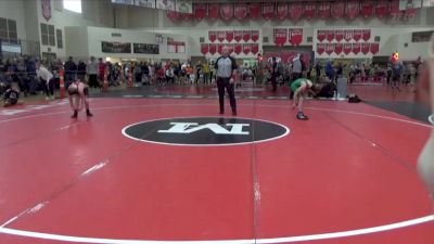 95 lbs Cons. Round 2 - Easton Martin, Centennial Youth Wrestling vs Parker Mccarty, Osceola