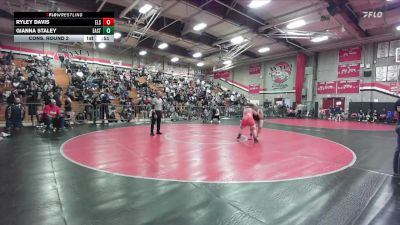 170 lbs Cons. Round 2 - Ryley Davis, Elsinore vs Gianna Staley, Eastside
