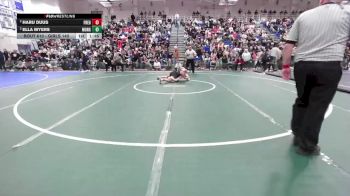 Girls 140 lbs Semifinal - Ella Myers, Monterey Girls vs Haru Duus, Fremont (Sunnyvale)&nbsp;Girls