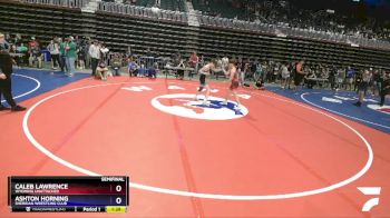 102 lbs Semifinal - Caleb Lawrence, Wyoming Unattached vs Ashton Horning, Sheridan Wrestling Club