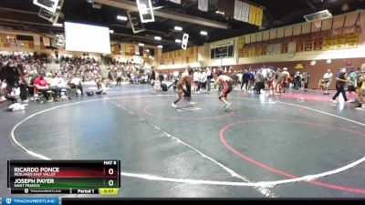 120 lbs Cons. Round 4 - Ricardo Ponce, Redlands East Valley vs Joseph Payer, Saint Francis