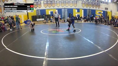 120 lbs Semifinals (8 Team) - Everett Smith, George Jenkins vs Kaleb Williams, South Dade