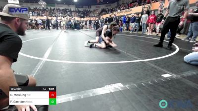 105 lbs Quarterfinal - Charlee McClung, Elgin Wrestling vs Faith Garrison, Newcastle Youth Wrestling