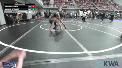 70 lbs Final - Joseph Kidwell, Raw Wrestling Club vs Maddix Spencer, Keystone Kids Wrestling Club