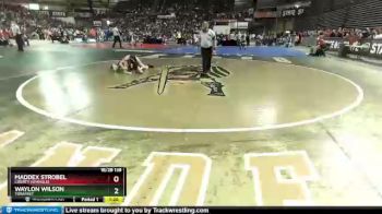 1 lbs Quarterfinal - Waylon Wilson, Tonasket vs Maddex Strobel, Liberty (Spangle)