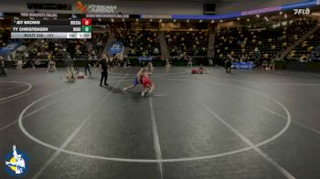 157 lbs Champ. Round 2 - Jet Brown, Odessa vs Ty Christensen, Don Bosco