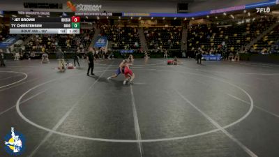 157 lbs Champ. Round 2 - Jet Brown, Odessa vs Ty Christensen, Don Bosco