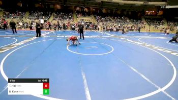 61 lbs Quarterfinal - Trenton Hall, Claremore Wrestling Club vs Gavin Keck, Broken Arrow Wrestling Club