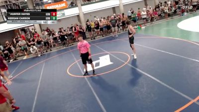 117-130 lbs Cons. Round 2 - Hunter Hayes, Jacksonville Area Wrestling vs Keegan Carson, Westfield