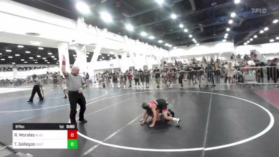 87 lbs Quarterfinal - Royce Morales, BlackCat WC vs Tyrann Gallegos, Southwest Hammers
