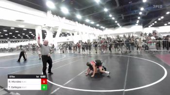 87 lbs Quarterfinal - Royce Morales, BlackCat WC vs Tyrann Gallegos, Southwest Hammers