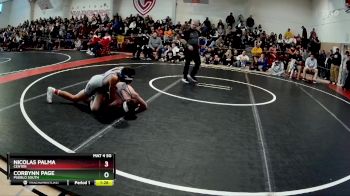 120 lbs Champ. Round 1 - Corbynn Page, Pueblo South vs Nicolas Palma, Center