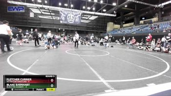 60 lbs Round 5 (10 Team) - Fletcher Currier, 512 Outlaw Wrestling vs Blake Barnhart, Black Fox Academy