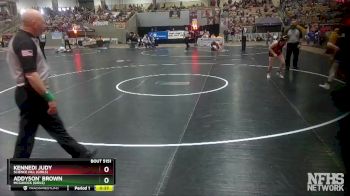 Girls 107 lbs Cons. Round 1 - Addyson` Brown, Mcgavock (Girls) vs Kennedi Judy, Science Hill (Girls)