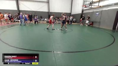 144 lbs Cons. Semi - Mason Daily, Washington vs Dane Henning, Ascend Wrestling Academy