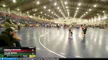 85 lbs Round 2 (6 Team) - Chevelle Boynton, Oregon vs Tayler Brown, Utah Black