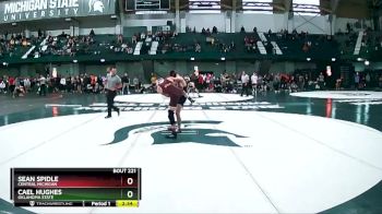 133 lbs Semifinal - Cael Hughes, Oklahoma State vs Sean Spidle, Central Michigan