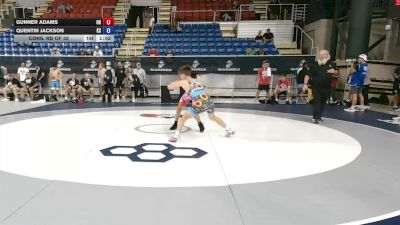 126 lbs Cons. Rd Of 32 - Gunner Adams, Ohio vs Quentin Jackson, Kansas