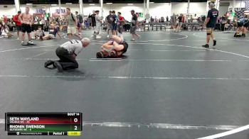 165 lbs Round 5 (6 Team) - Seth Wayland, Validus WC vs Rhonin Swenson, Outsiders WC