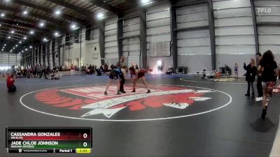 144 lbs 1st Place Match - Jade Chloe Johnson, Indiana Inferno vs Cassandra Gonzales, MN Elite