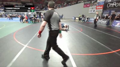 5A Boys 120 lbs Cons. Semi - Owen Hoyt, West Albany Boys vs Conner Farlow, Hood River Valley Boys