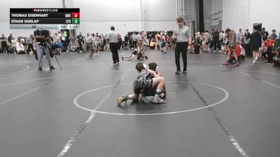 88 lbs Round 2 (4 Team) - Ethan Dunlap, Steller Trained Gold vs Thomas Eisenhart, Grit Mat Club