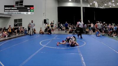 64 lbs Round 2 (6 Team) - Wesley Rappo, PA East Lightning vs Zach Hernandez, Full Circle