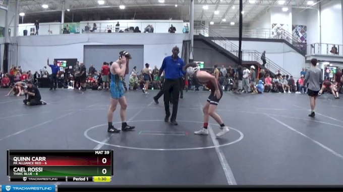 113 lbs Round 2 (4 Team) - Cael Rossi, TNWC Blue vs Quinn Carr, PA ...