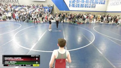 100 lbs Champ. Round 1 - Maxwell Martin, Salt Lake Wrestling Academy vs Colt Revell, Pleasant Grove