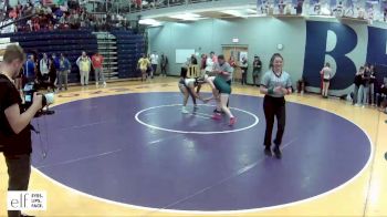 140 lbs. Champ. Round 2 - Kelsey Urich, DeSoto vs Julian Smith, Principia