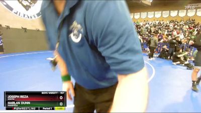 157 lbs Cons. Round 1 - Joseph Reza, South vs Harlan Dunn, Mariposa
