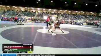 152 lbs Quarterfinals (8 Team) - Daniel Goodwin, 4A Sweet Home vs Sam Mckeen-Hornbeck, 4A Henley