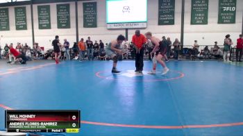 183-199 lbs Quarterfinal - Andres Flores-Ramirez, Evergreen Park High School vs Will Mohney, Thunderbirds