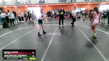 105/115 Round 2 - Selena Hagood, Team Tiger vs Penelope Hall-Philbrick, White Knoll Youth Wrestling